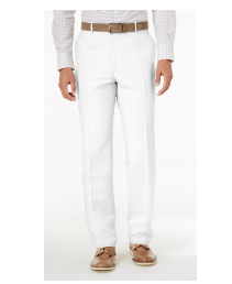 Vinci OUS-DX Slim Fit Flat Front Pre-Hemmed Dress Pants