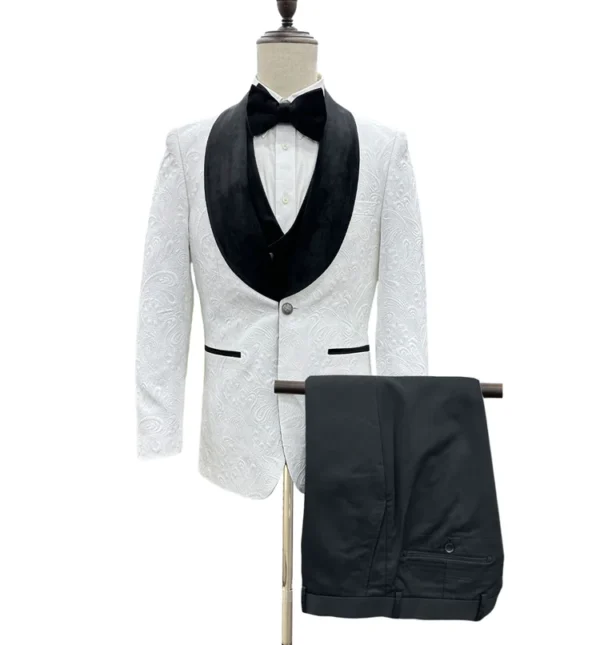 Mazari Met Vested Tuxedo Suit