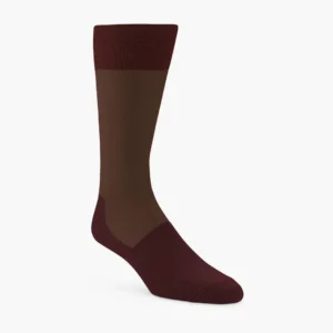 Silky Sheer Men's Crew Dress Sock