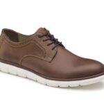 Johnston & Murphy Holden Plain Toe Tan Oiled Leather Casual Shoes