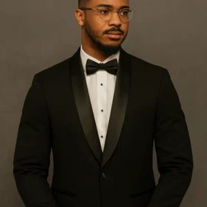 Zacchi Allen Realflex w/ Black Satin Trim Blazer