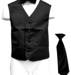 Vesuvio Napoli CKL Boy's Vest Tie/BowTie Set
