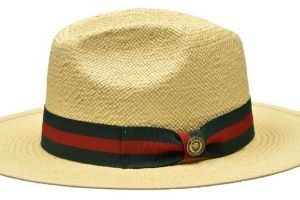 Bruno Ventino Collection Straw Fedora Hat
