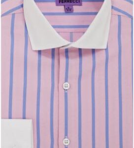 Ferrecci Winston A22PNK Cotton Slim Dress Shirt