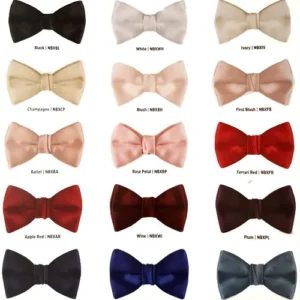 Michael Kors Solid Bowties and Pocket Square