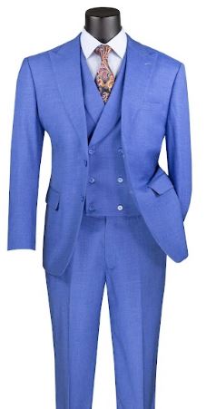 Vinci MV2K-2 Modern Fit 3pc Suit - Image 2