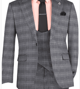 Vinci SV1W-1 Slim Fit 3pc Suit