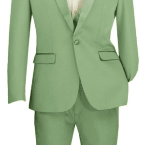 Mint green men's tuxedo with bow tie