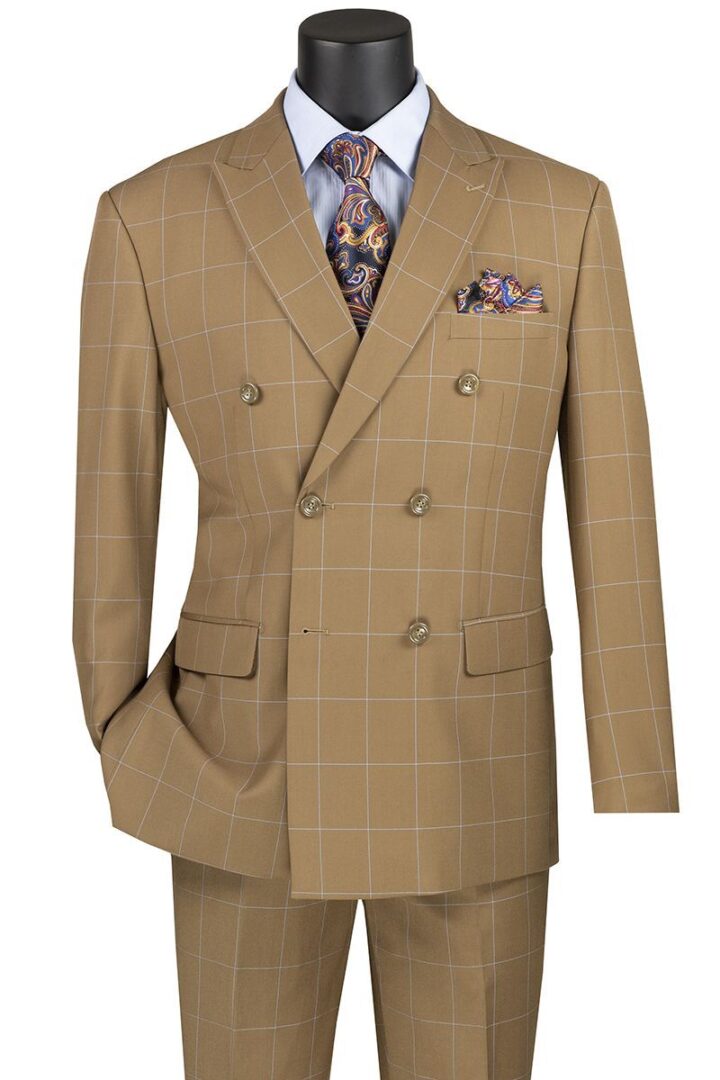 Vinci MDW-1 Modern Fit Double Breasted Suit - Image 4