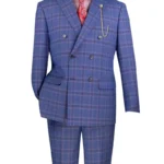Vinci MDW-2 Modern Fit Double Breasted Suit