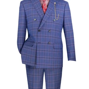 Vinci MDW-2 Modern Fit Double Breasted Suit