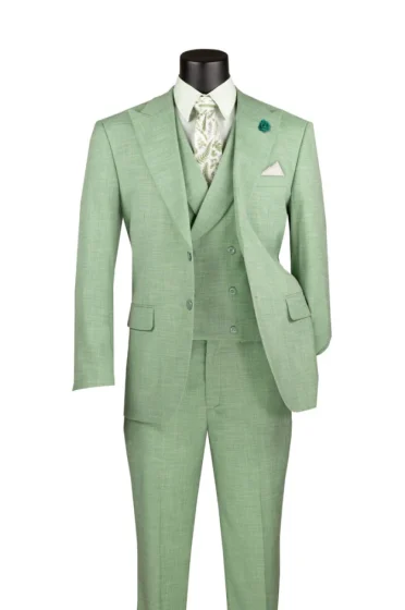 Vinci MV2K-2 Modern Fit 3pc Suit - Image 5