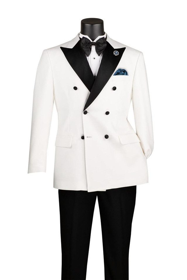 Vinci TMDB-1 Modern Fit Textured Tuxedo
