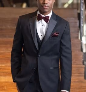 Couture 1910 Black Stretch Tuxedo