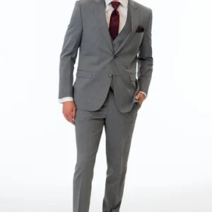 Michael Kors NF350 Medium Grey Performance Stretch Suit