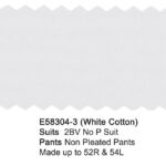 White Cotton E58304-3 Enzo Tovare Suit