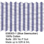 Blue Seersucker E58303-1 Enzo Tovare Suit