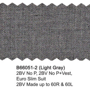 Light Gray B66051-2 Bertolini Wool Stretch Suit