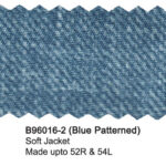 Blue Patterned B96016-2 Bertolini Jacket