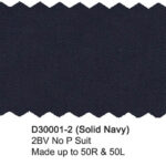Solid Navy D30001-2 Dray Scott Suit