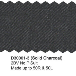 Solid Charcoal D30001-3 Dray Scott Suit