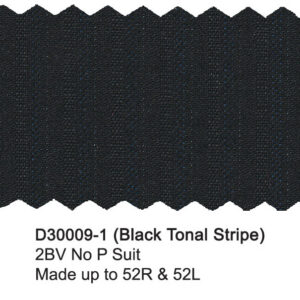 Black Tonal Stripe D30009-1 Dray Scott Suit