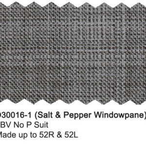 Salt & Pepper Windowpane D30016-1 Dray Scott Suit