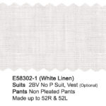 White Linen E58302-1 Enzo Tovare Suit