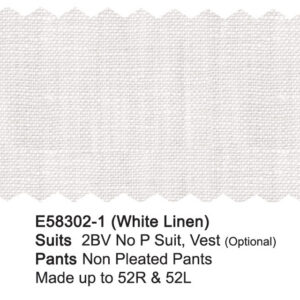 White Linen E58302-1 Enzo Tovare Suit