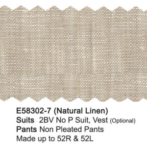 Natural Linen E58302-7 Enzo Tovare Suit