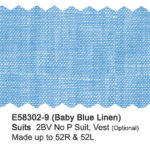 Baby Blue Linen E58302-9 Enzo Tovare Suit