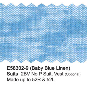 Baby Blue Linen E58302-9 Enzo Tovare Suit