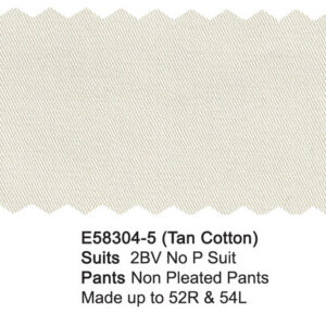 Tan Cotton E58304-5 Enzo Tovare Suit