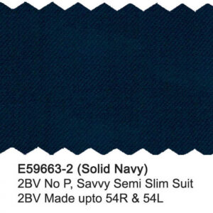 Solid Navy E59663-2 Enzo Tovare Suit
