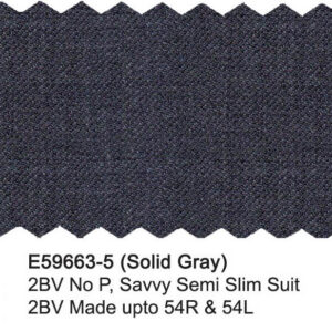 Solid Grey E59663-5 Enzo Tovare Suit