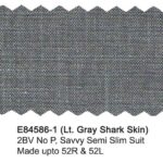 Lt Gray E84586-1 Sharkskin Enzo Tovare Suit