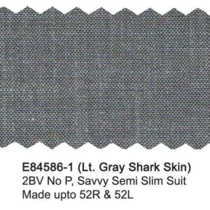 Lt Gray E84586-1 Sharkskin Enzo Tovare Suit