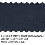 Navy Tonal Windowpane E84601-1 Enzo Tovare Suit