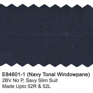 Navy Tonal Windowpane E84601-1 Enzo Tovare Suit