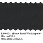 Black Tonal Windowpane E84602-1 Enzo Tovare Suit