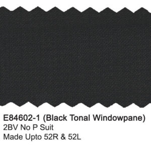 Black Tonal Windowpane E84602-1 Enzo Tovare Suit