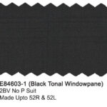 Black Tonal Windowpane E84603-1 Enzo Tovare Suit