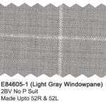Light Gray Windowpane E84605-1 Enzo Tovare Suit
