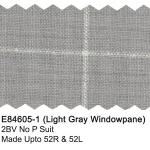 Light Gray Windowpane E84605-1 Enzo Tovare Suit