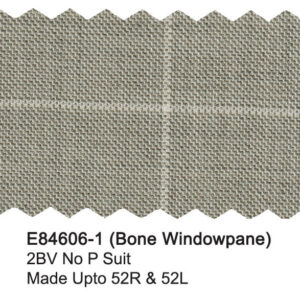 Bone Windowpane E84606-1 Enzo Tovare Suit