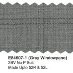 Gray Windowpane E84607-1 Enzo Tovare Suit