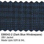 Dark Blue Windowpane E86042-2 Enzo Tovare Jacket