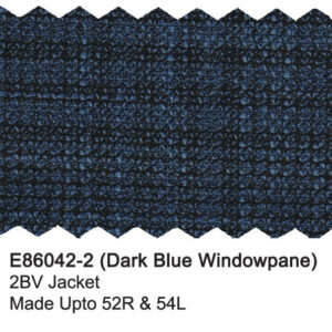 Dark Blue Windowpane E86042-2 Enzo Tovare Jacket