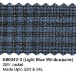 Light Blue Windowpane E86042-3 Enzo Tovare Jacket