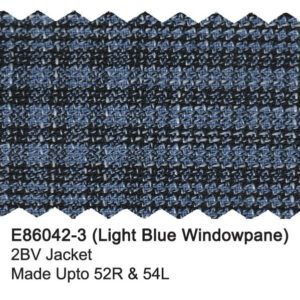 Light Blue Windowpane E86042-3 Enzo Tovare Jacket